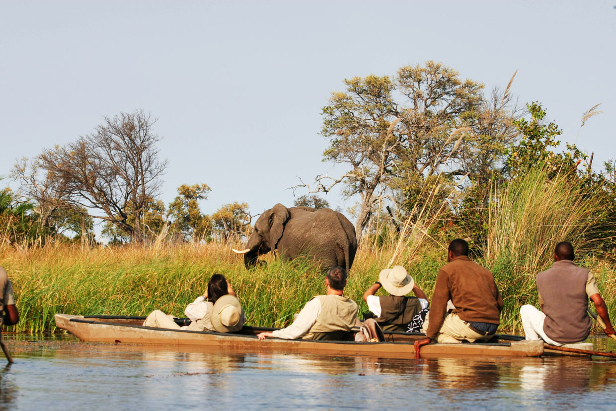 Botswana-Okavango-Delta-Mokoro-Boat Botswana Delta Okavango