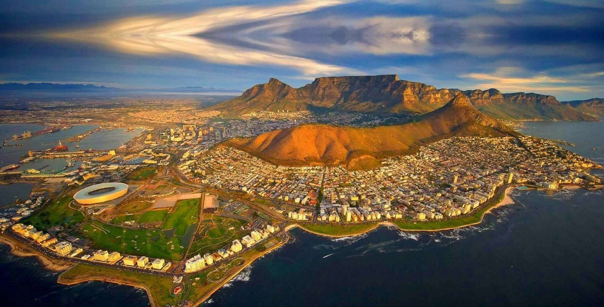 Citta-del-Capo Cape Town by air