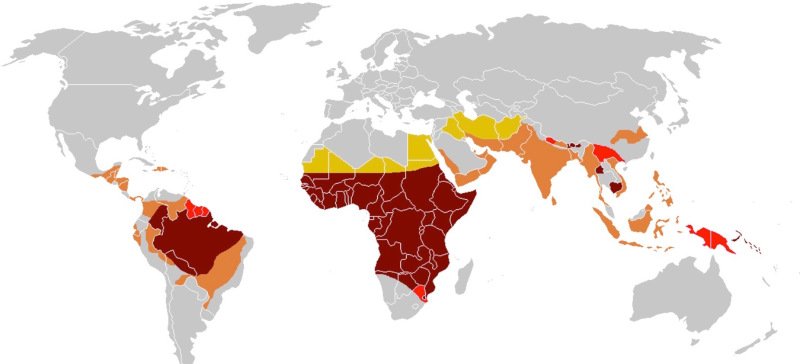 mappa malaria